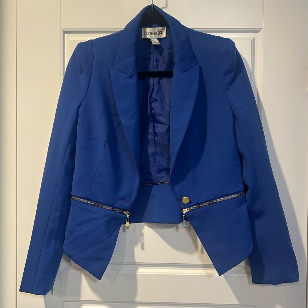 Forever 21 Women's Blue Blazer